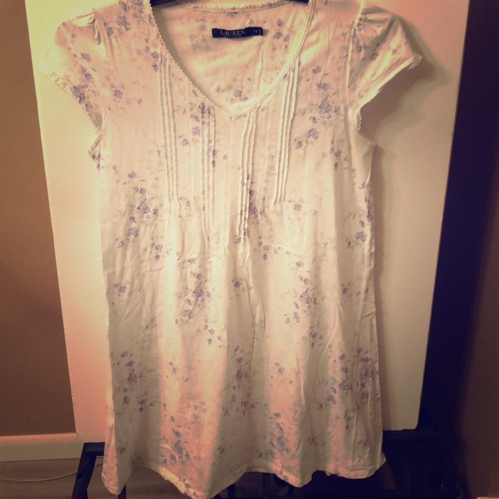 Ralph Lauren Cotton Pajama Dress Size XS